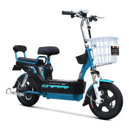 小刀電動車新款48V20Ah滑板電動自行車 雙人代步踏板車金鑰匙 啞光金屬藍綠電動車